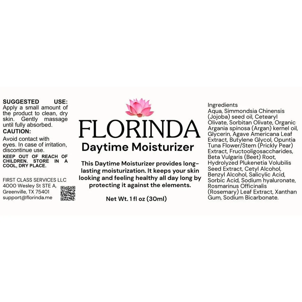 Florinda Beauty Daytime Moisturizer 30mL